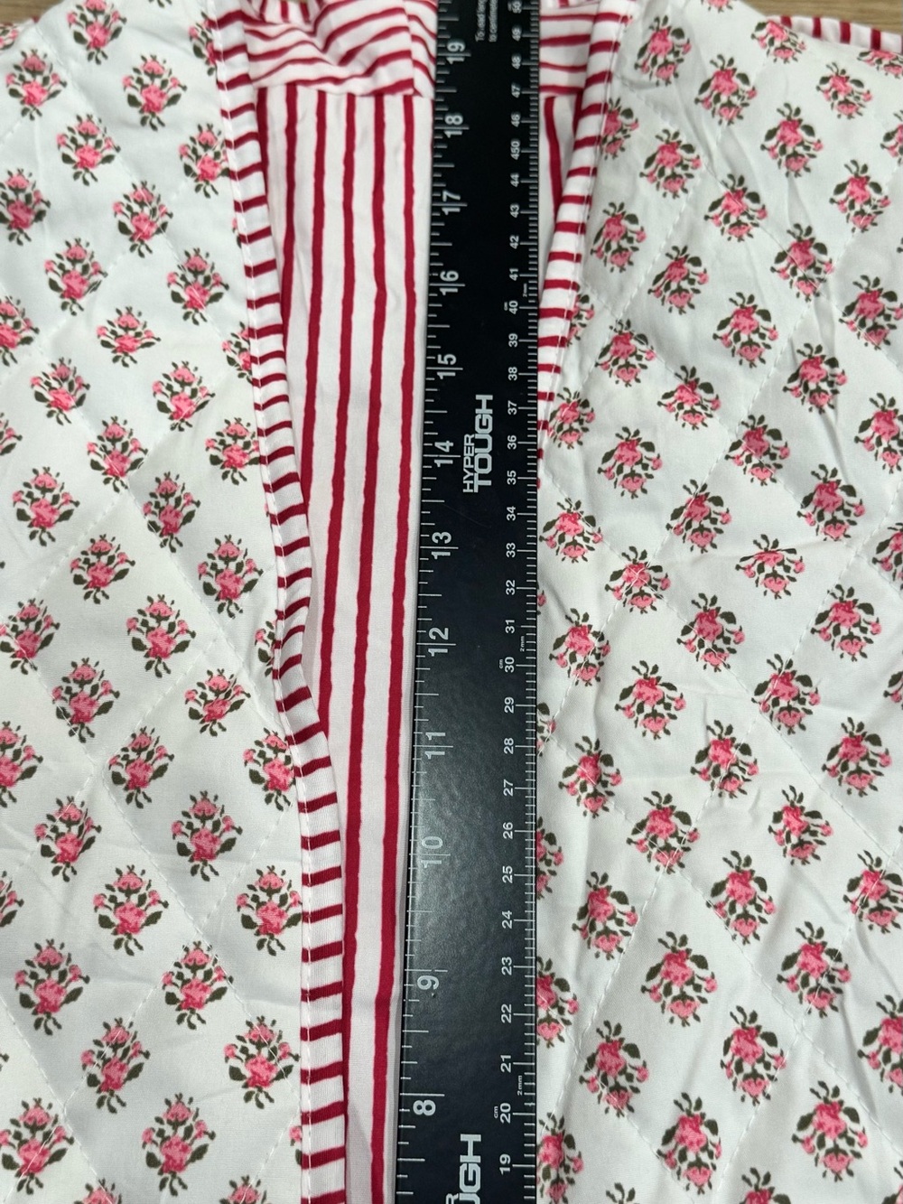 Patchwork Quilted Cropped Jacket Pink Floral Boho Cottagecore - Picture 6 of 7